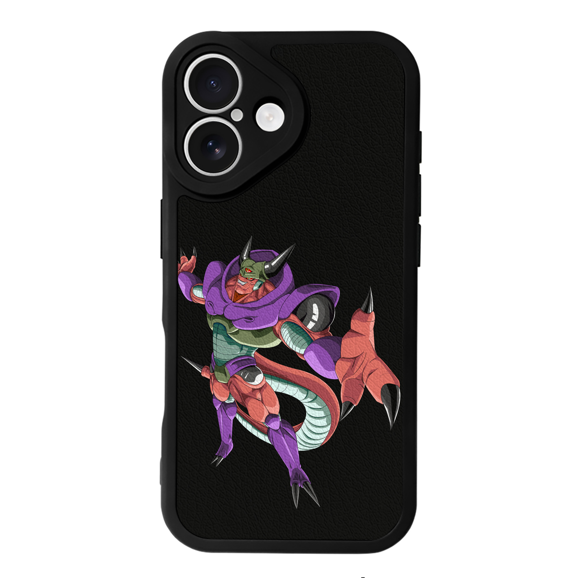 （画像用） ドラゴンボール ジャネンバ DRAGON BALL Janemba 【iPhone 16シリーズ対応】シリコンスマホケース（レザー調） 材質：シリコン